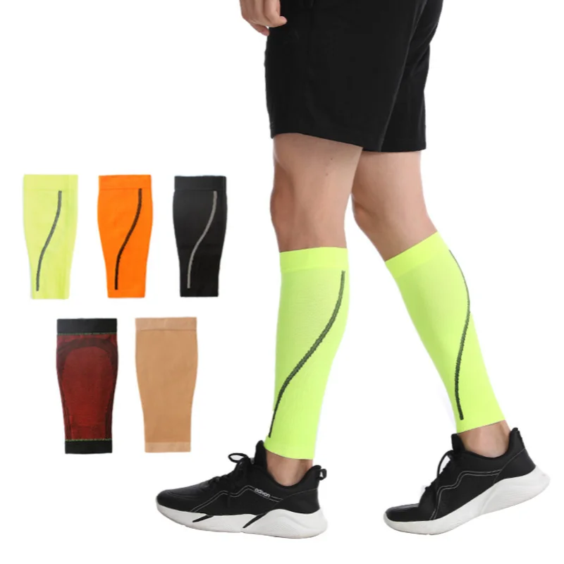 

2Pcs/Pair Calf Protector Breathable Sports Sleeves Running Football Cycling Leg Warmers Compression Equipment Elastic Shin Guard