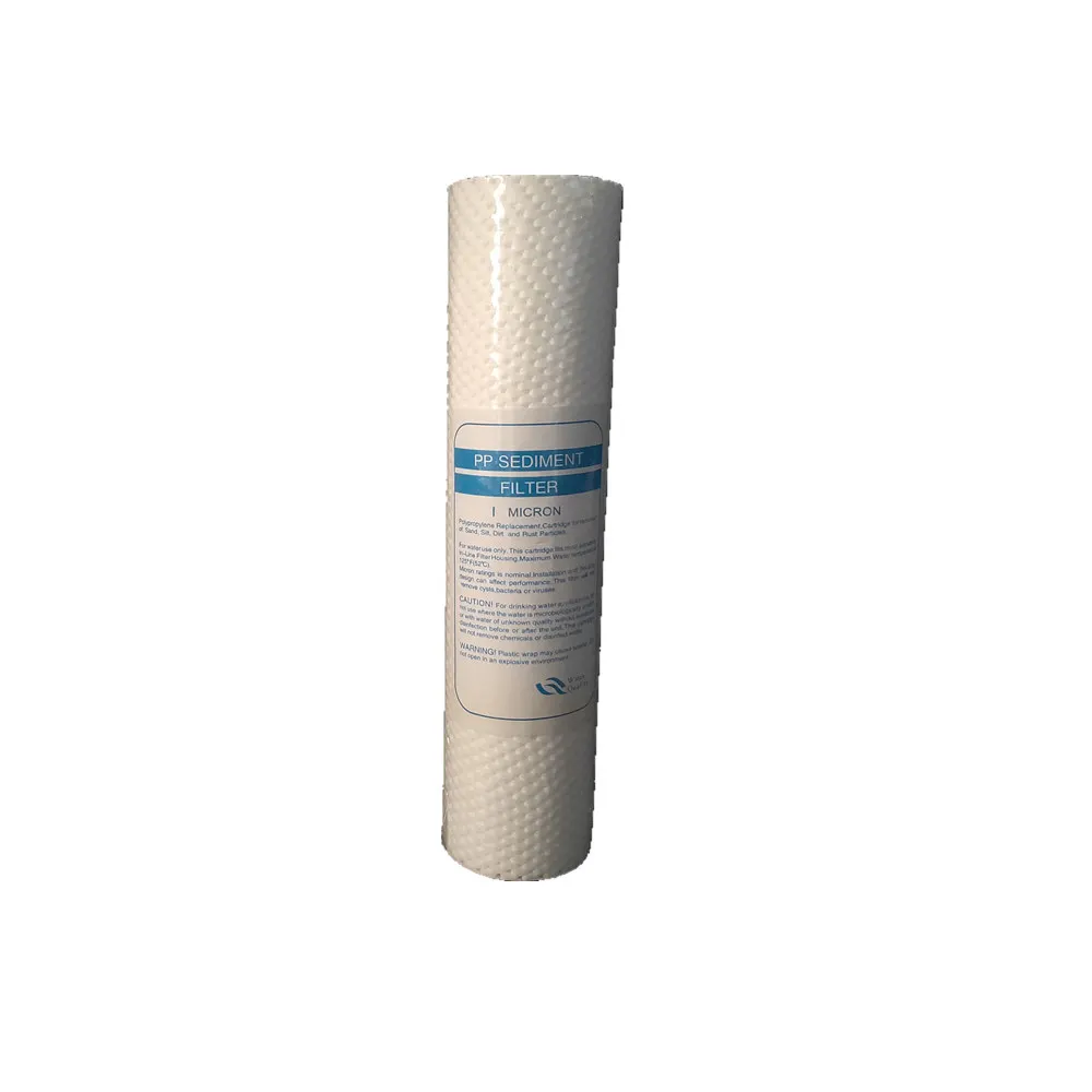

4pcs Water Purifier 10 Inch 1 Micron Sediment Filter Cartridge PP Cotton Water System