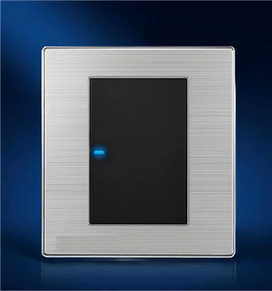 Бесплатная доставка роскошный настенный светильник панель переключателя 1