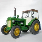 Трактор Zetor 50 Super 1:32, складная 3D-модель бумаги из чешского оригами, для подростков и взрослых, игрушка для ручной работы, ZX-047