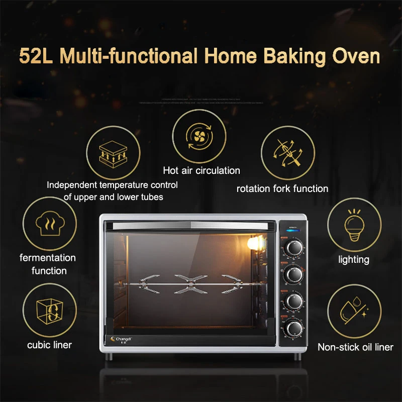 CRTF52W электрическая духовка 52L большой емкости 2000 Вт Профессиональная