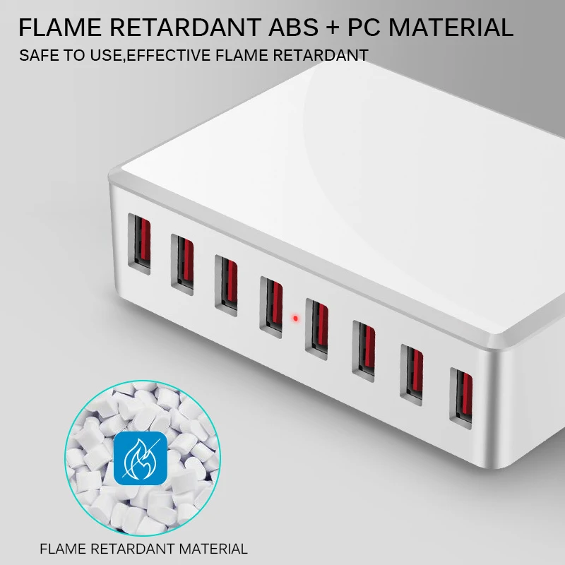 8 Порты и разъёмы USB Зарядное устройство концентратор мульти док станция для