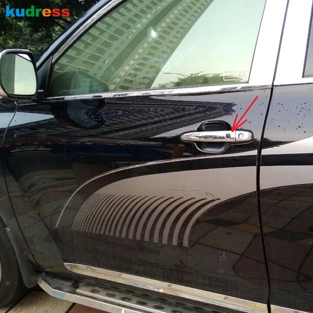Хромированная Крышка для боковой дверной ручки Toyota Highlander 2008 2009 2010 2011 2012 2013
