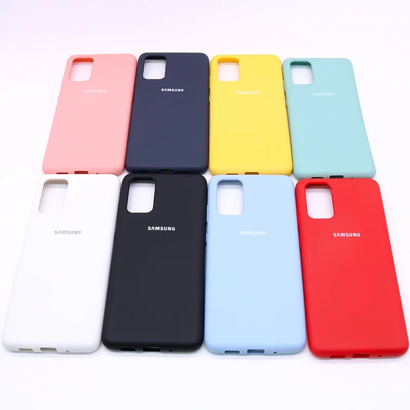 Шелковый силиконовый чехол для Samsung Galaxy S20plus S20Ultra S11e мягкая на ощупь защитная