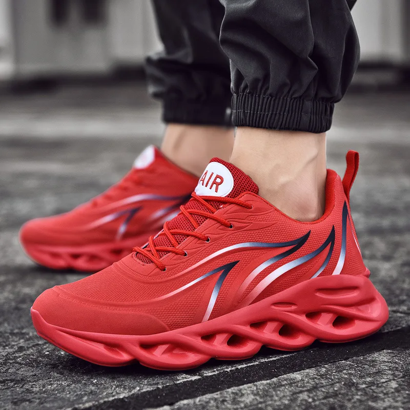 Легкая Беговая обувь мужские кроссовки дышащая повседневная удобный