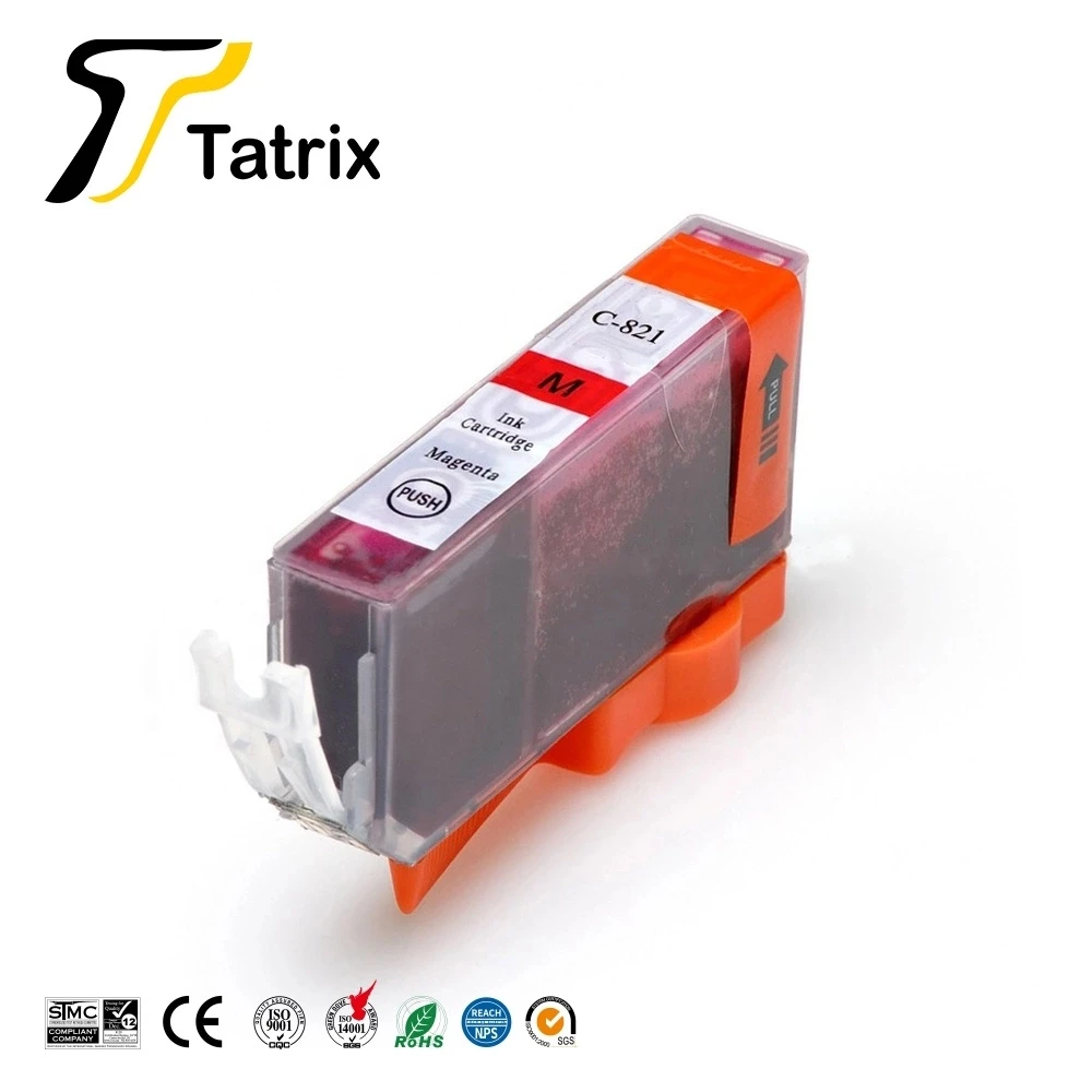 Совместимый чернильный PGI-820 Tatrix Cartridg pgi820 CLI-821 для Canon MP540 MP545 MP550 MP560 MP568 MP620 MP630 MX870