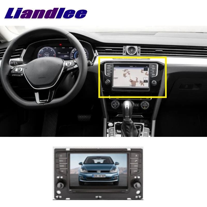 Для Volkswagen VW Golf 5 7 Passat B8 LiisLee Автомобильный мультимедийный ТВ DVD gps аудио Радио