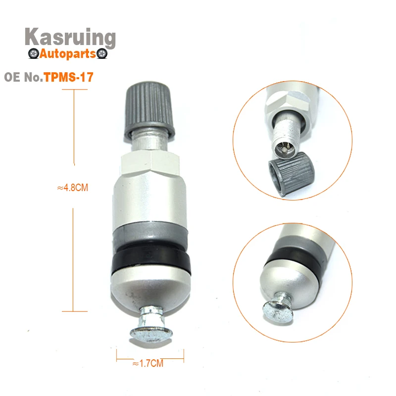Параметры клапана шины для Audi Volkswagen Mercedes benz алюминий TPMS сменная деталь давления в