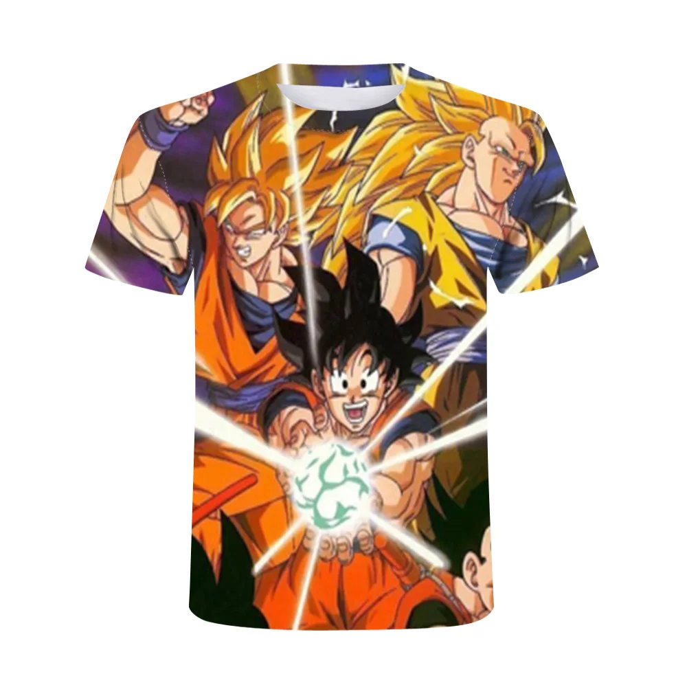 

Anime Men'S T-Shirts Fun 3D Boys Clothing Fashion Harajuku Tops Summer O-Neck Shirts Plus Size Street Clothing
