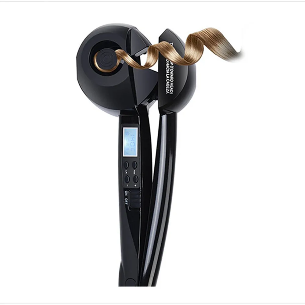 Автоматические бигуди для волос волшебные щипцы завивки ЖК-экран керамический