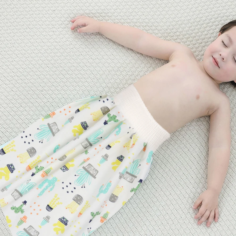 

1pc Baby Diaper Skirt Cotton Training Pants Breathable Diaper Skirt Peeing Skirt