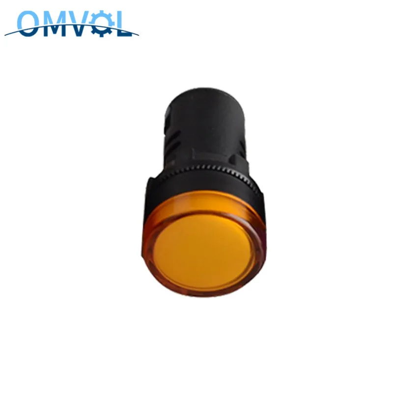 22 мм светодиод для монтажа на панель индикатор питания сигнальная лампа работает