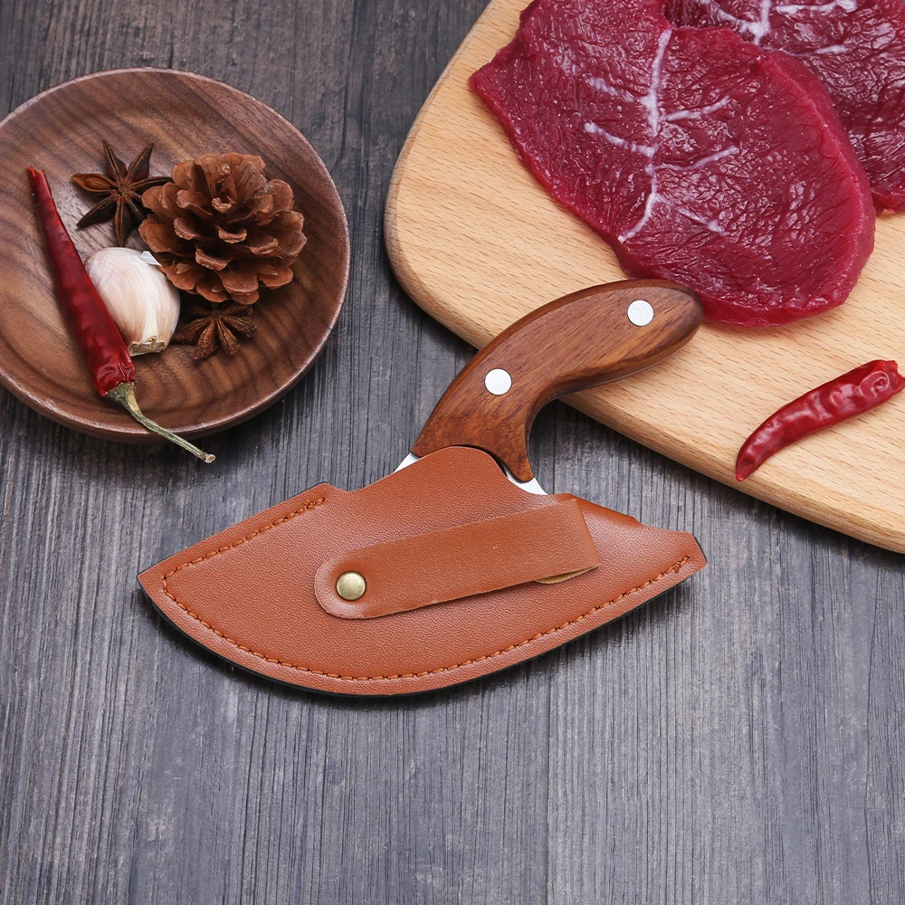 4 5 дюймовый нож для обжарки ягненка костей ручной мяса на гриле защитный кухонный