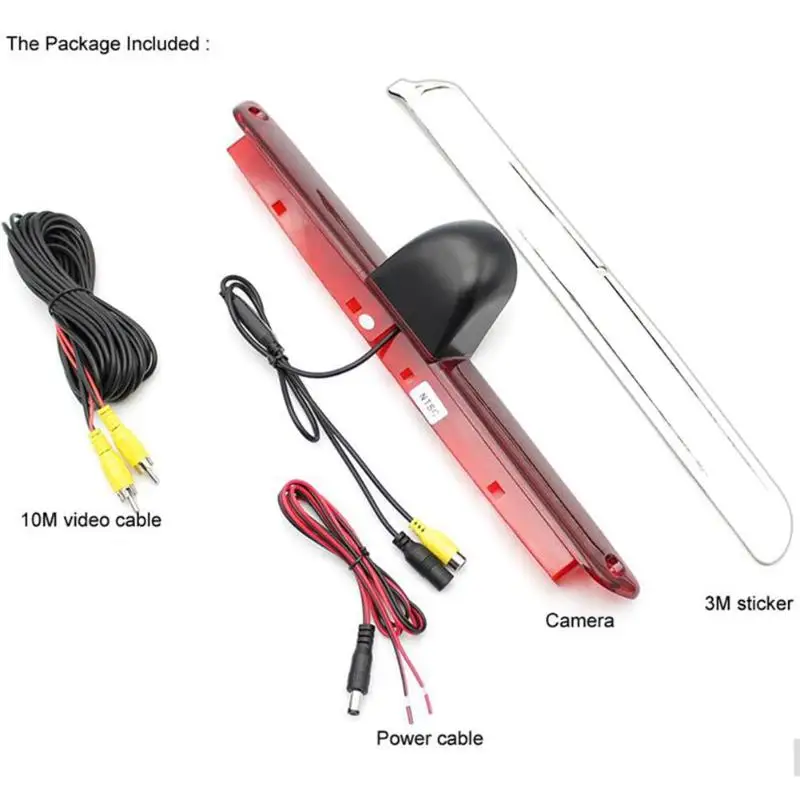 

VODOOL Car 3rd Brake Light Rearview Camera Waterproof LED IR Night Vision Reversing Camera For Mercedes-Benz Sprinter VW Crafter