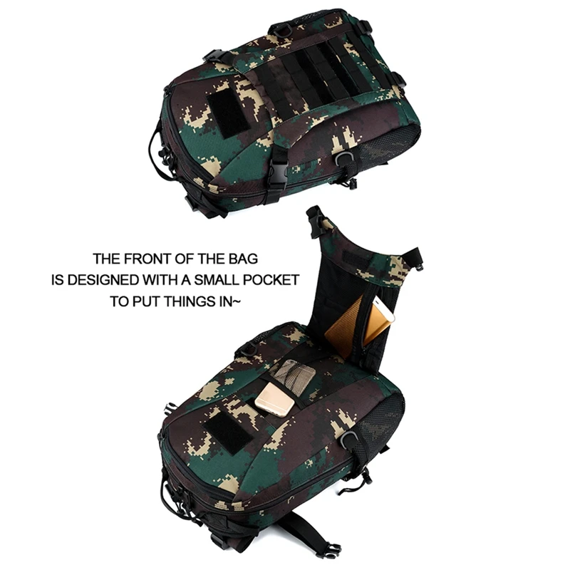 

Outdoor Backpack Assault Rucksack Men Hunting Waterproof Trekking Camping Hiking Camouflage Bag