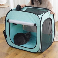 portable foldable cat and dog kennel pet cage cat and dog drying box the cat cage has soft edges and can be moved waterproof o
