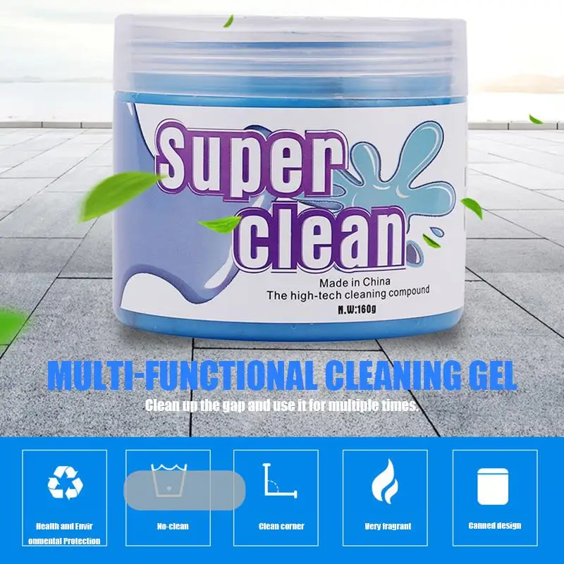 AOZBZ Car Cleaning Glue Laptop PC Computer Keyboard Slime Jelly Gel Compound Dust Wiper Cleaner Car Interior Car Accessories