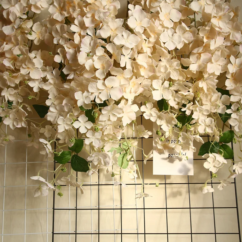 

Fake Silk Wisteria Wall Hanging Rattan Artificial Clove Home Decoration Wedding Party Decor Flower Vines Garland