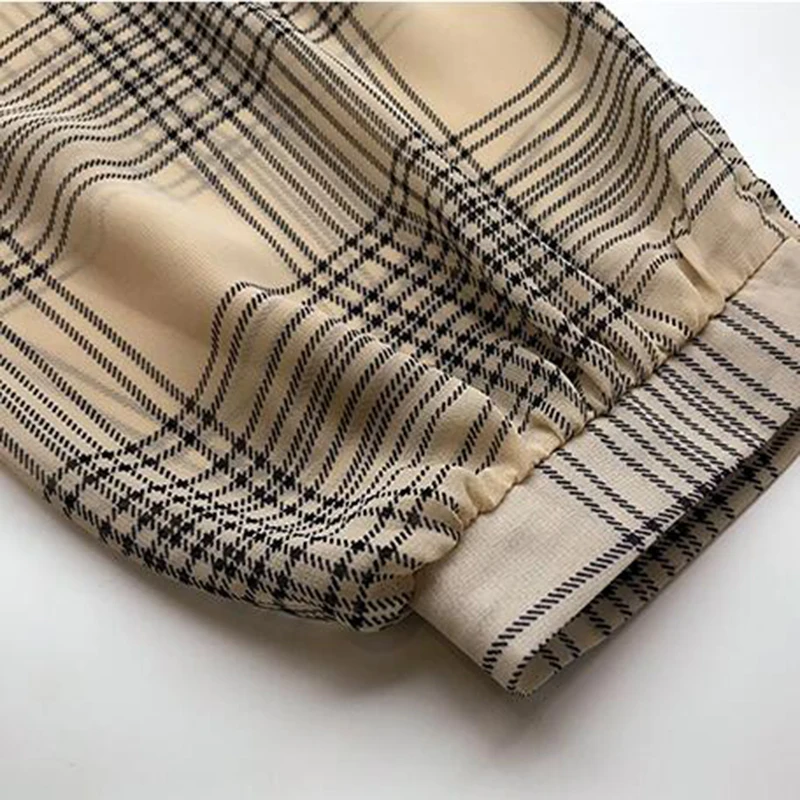 

Shirts Women Spring Summer Korean Style All-match Simple Chic Retro Streetwear High Quality V-Neck Plaid Womens Blouses Loose