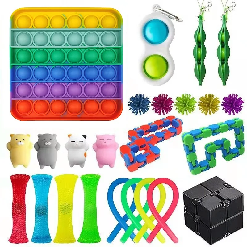 

Набор игрушек антистрессовых, 20/23/24/30 шт., 72 вида