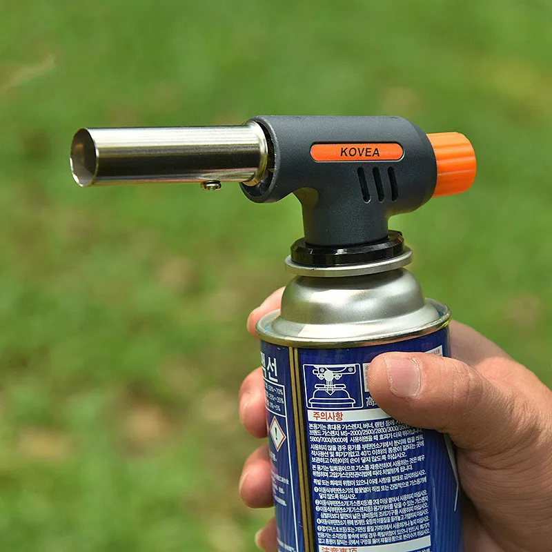 

Automatic Ignition Baking Welding Tool Gas Torch Flamethrower Butane Burner for BBQ Camping Outdoor Hiking Fire Flame Gun New