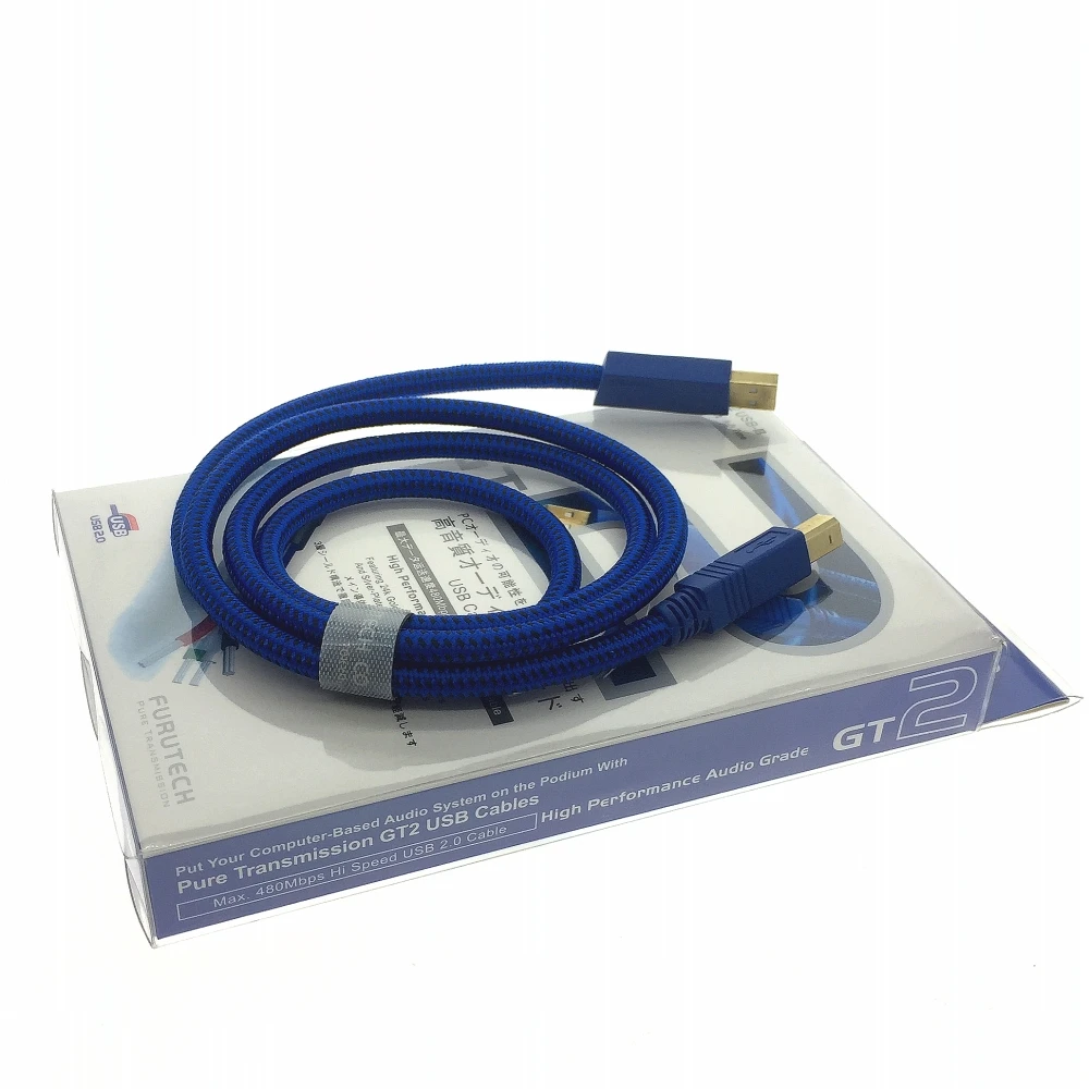 USB кабель Furutech OCC медный GT2 аудиокабель 2 0 с посеребренным покрытием для Hi Fi