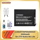 Аккумулятор Supersedeba для ZTE Nubia Z11 Li3829T44P6h806435 NX531J Nubia M2 Lite M2Lite NX573J M2 PLAY NX907J