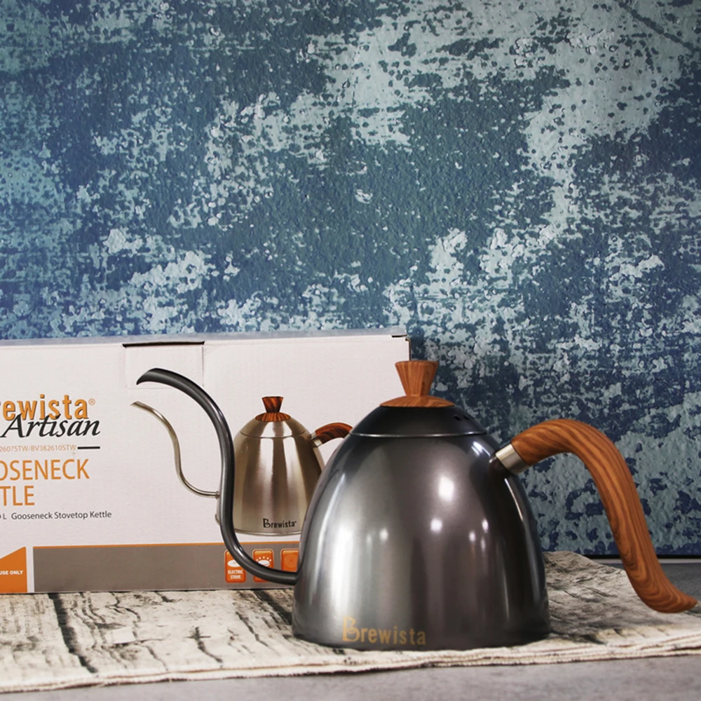 Пивоваренный чайник с гусиной шеей кофейник из нержавеющей стали капельный