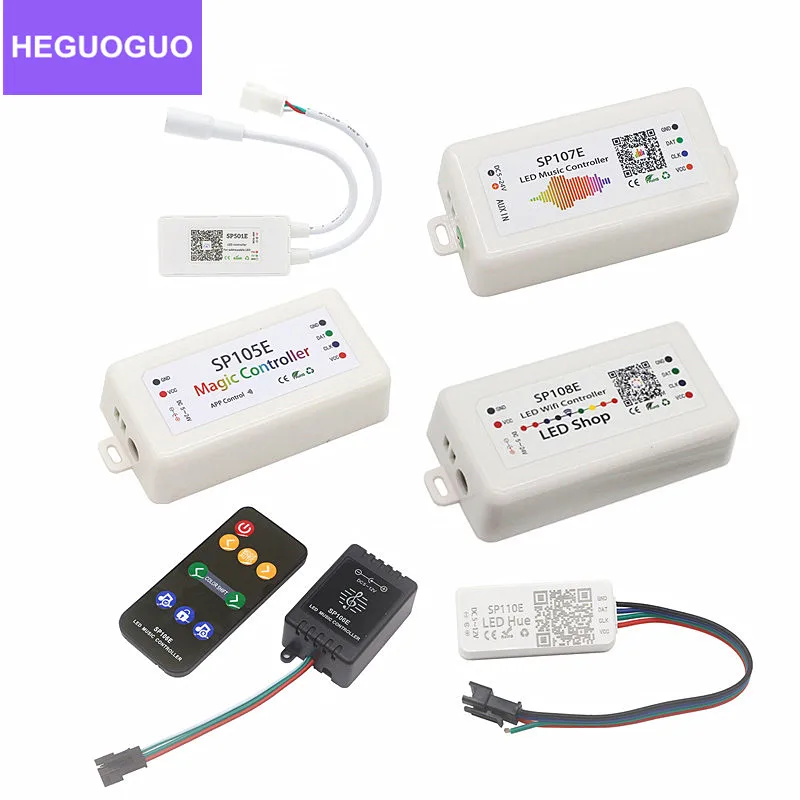 SP106E SP107E музыка SP105E SP110E Bluetooth SP501E SP108E Wi Fi контроллер пикселей для SK6812 WS2812B WS2811