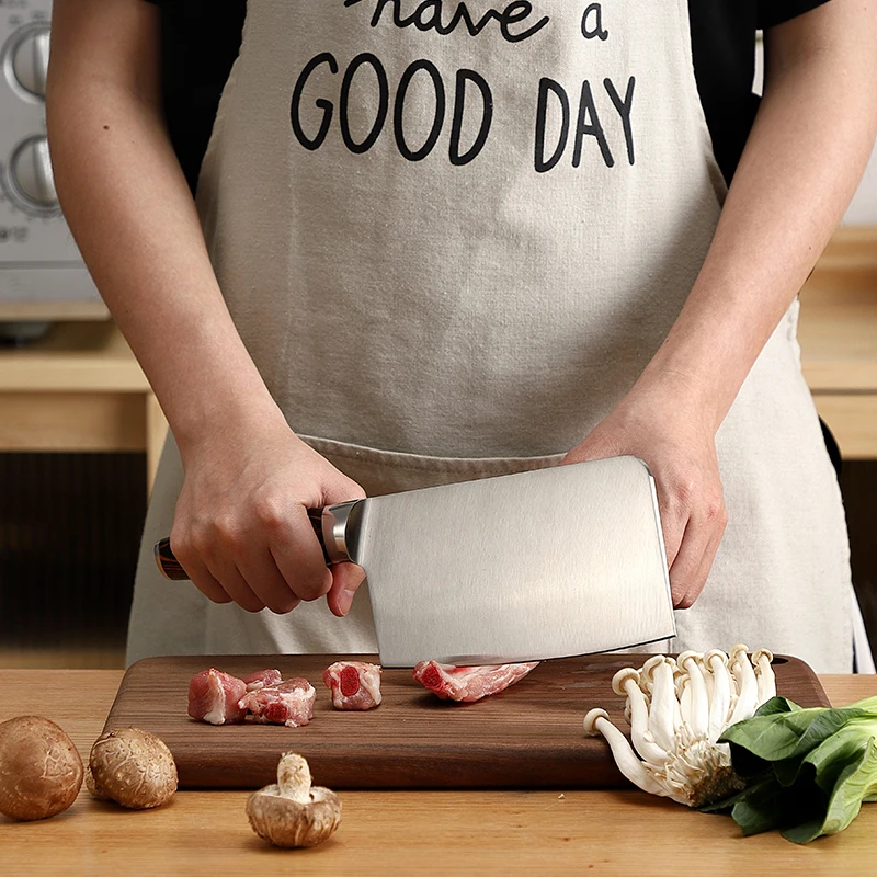 Ножи кухонные кованые ручной работы из высокоуглеродистой стали широкий резец