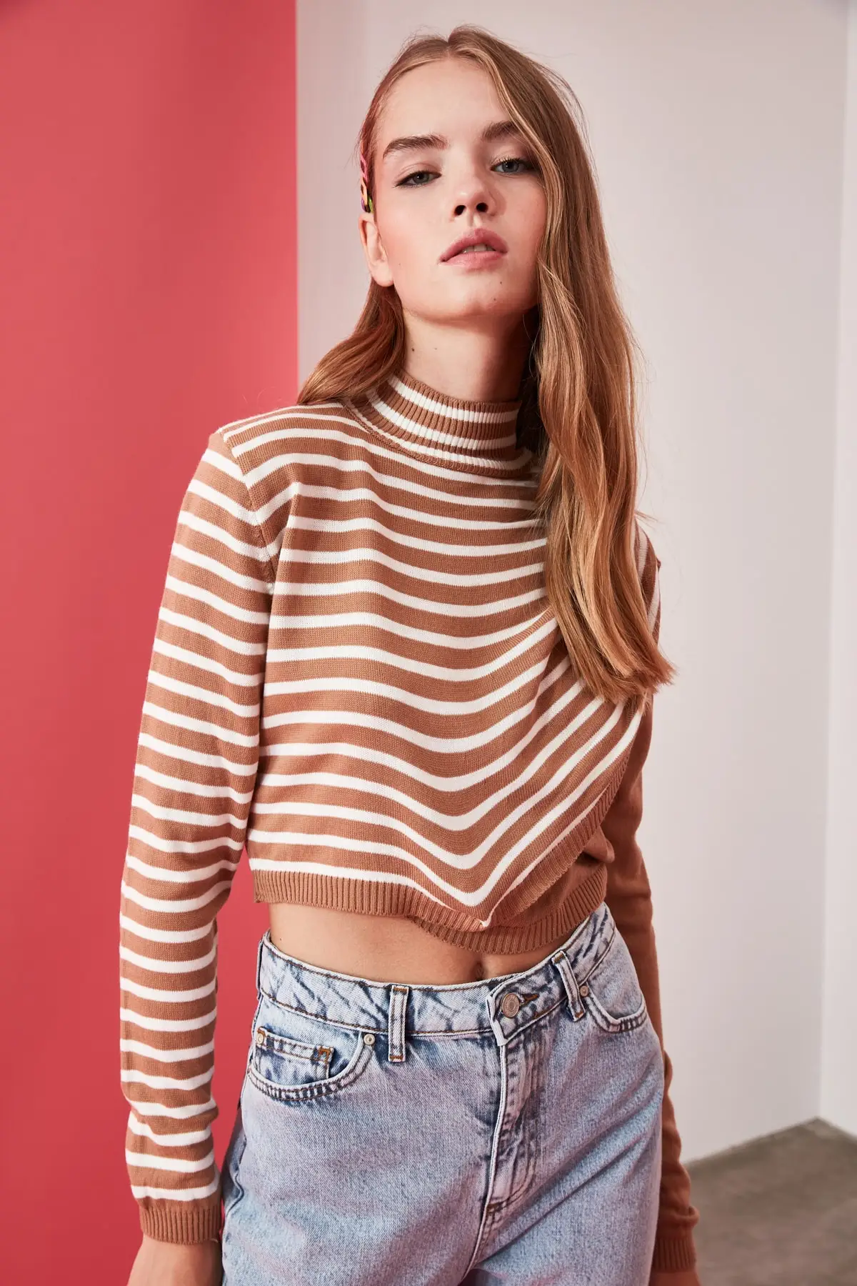 

Trendyol Striped Knitwear Sweater TWOAW21KZ1493