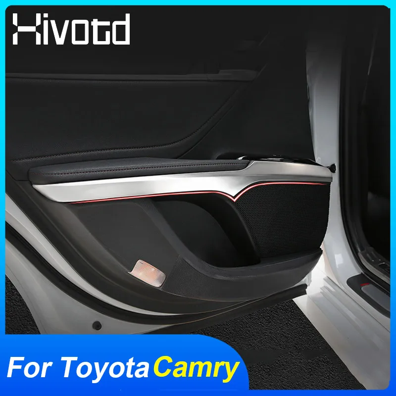 Аксессуары для камри Toyota Camry 2020 2019 накладка на дверную панель наклейки внутреннюю
