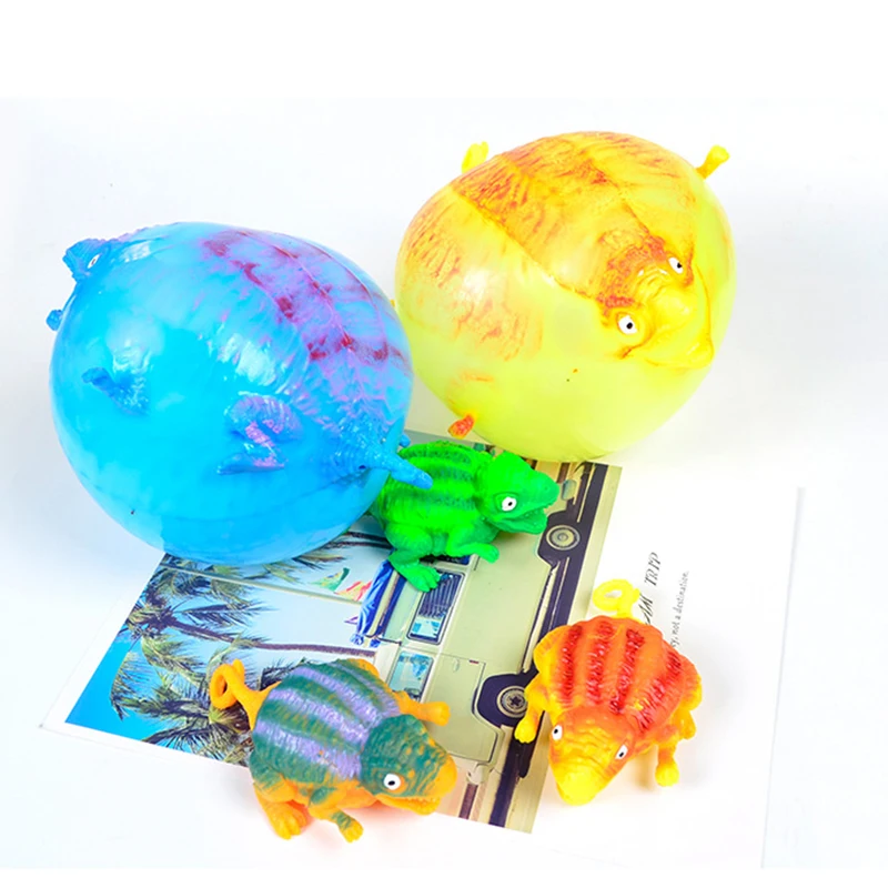 

1pc Toy Inflatable Animal Vent Toy Random Send Inflatable Dinosaur Bobo Ball Creative Strange