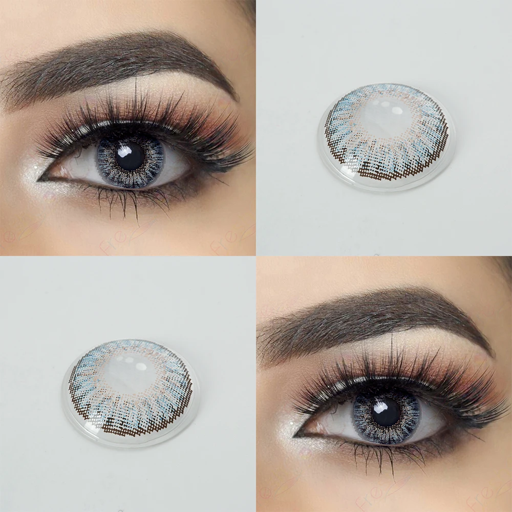 10 шт./кор. 1 день цветные контактные линзы ежедневные одноразовые без рецепта 14 мм