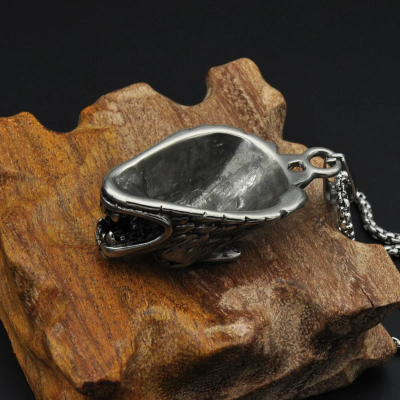 Мужские ожерелья из нержавеющей стали 316L Wizard Witcher в стиле норвежских викингов