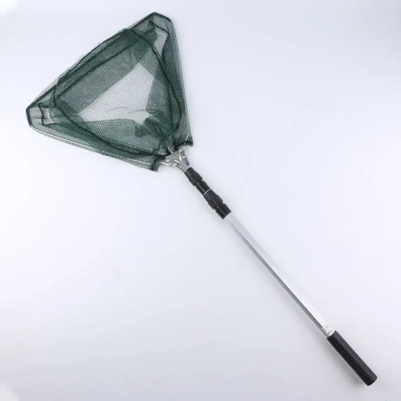 

Portable Aluminum Alloy 1.5/1.7m Telescopic Foldable Fishing Landing Net Aluminum Alloy Bird Fish Fly Catcher