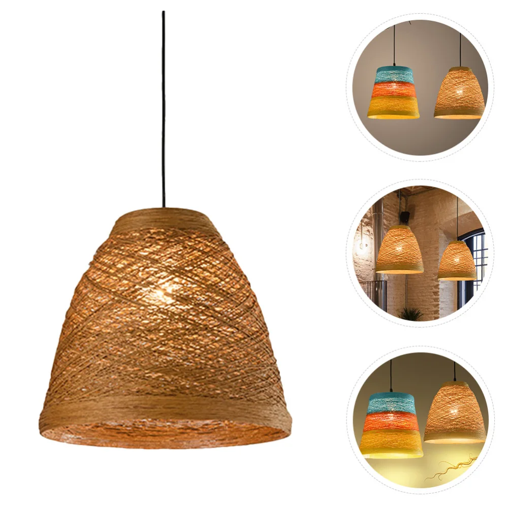 

Idyllic Rattan Pendant Light Creative Single-head Rattan Lantern Chandelier