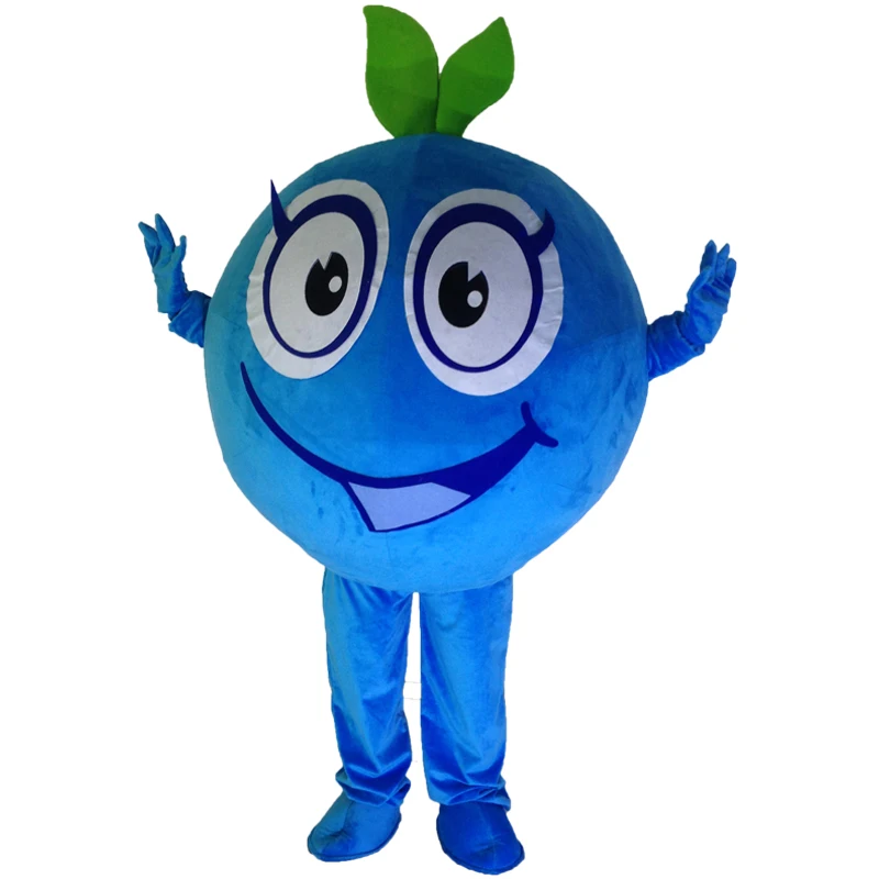 

Fruit Blueberry Mascot Costume Advertising Carnival Halloween Holiday Festival Cosplay Suit Outfits Mascot Costumes Can Add Logo