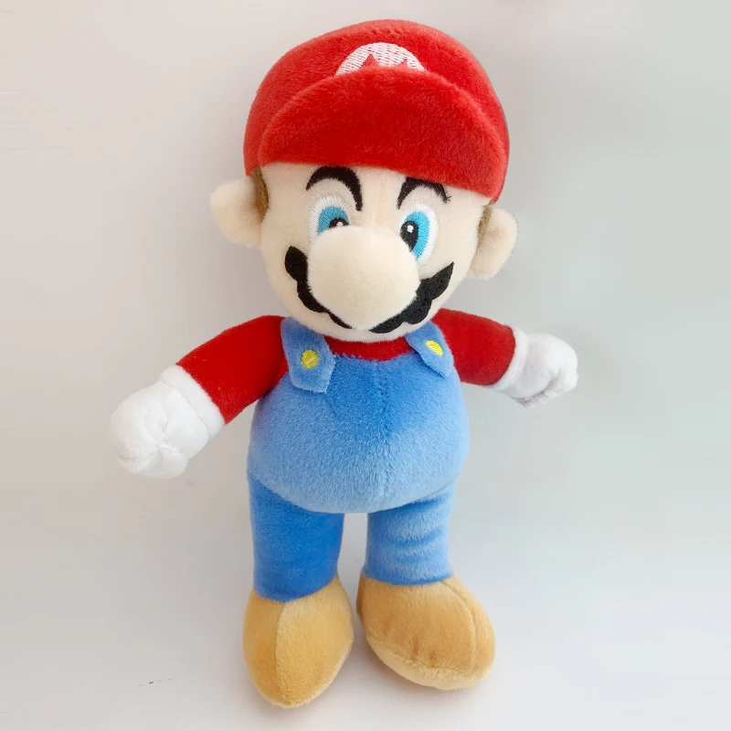 Милые плюшевые игрушки в стиле Super Mario Bros фигурка из аниме фильма Луиджи сантехер