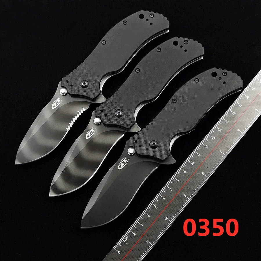 

OIMG Zero Tolerance ZT 0350 0350TS SpeedSafe Tactical Ball Bearing Folding Knife S30V Outdoor Camping EDC Tool Knife