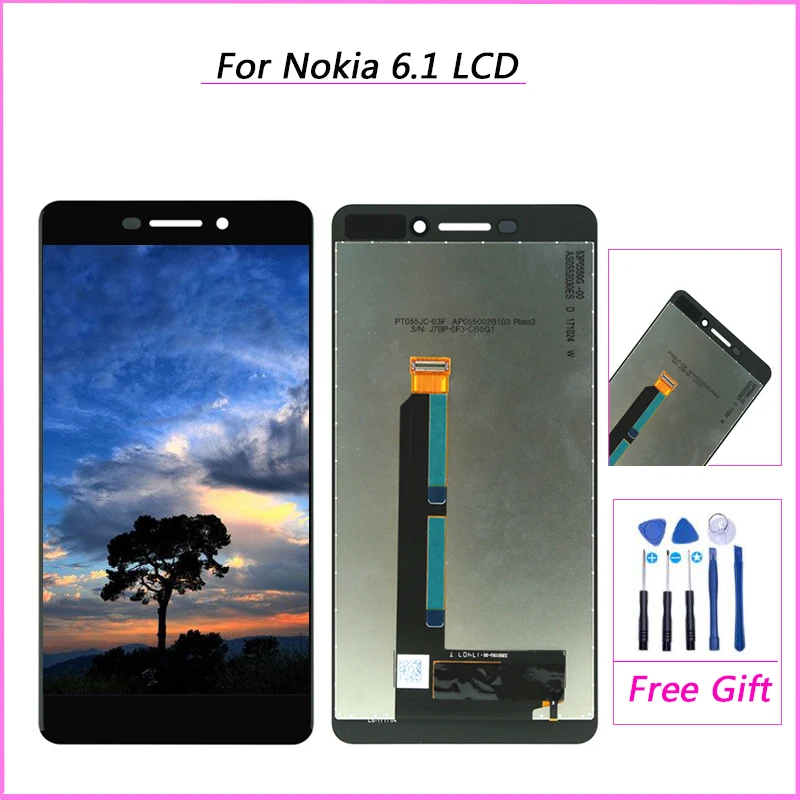 ЖК дисплей для Nokia 6 1 TA 1043 1054 1068 с сенсорным экраном и дигитайзером в сборе 5