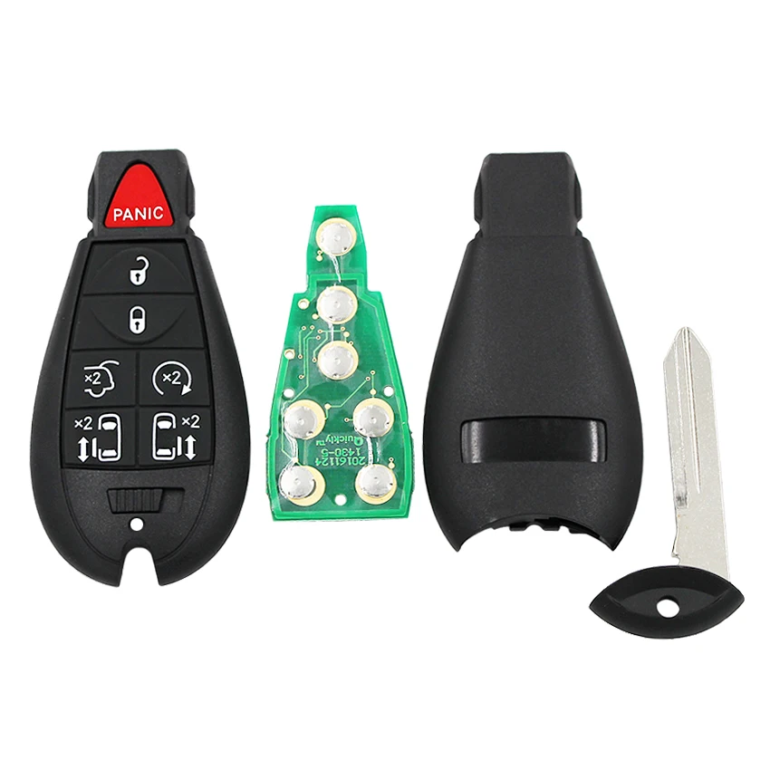 Замена Smart Keyless ввод дистанционного ключа Fob 3 кнопки 4 5 433 МГц ID46 чип PCF7941 для Chrysler
