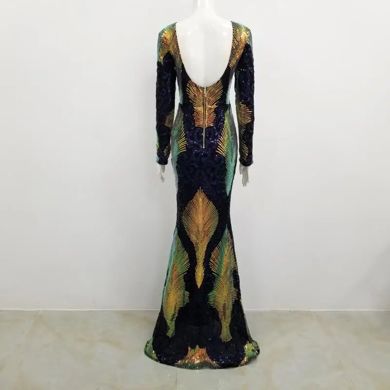 Vestidos женское сексуальное зимнее дизайнерское длинное вечернее платье с