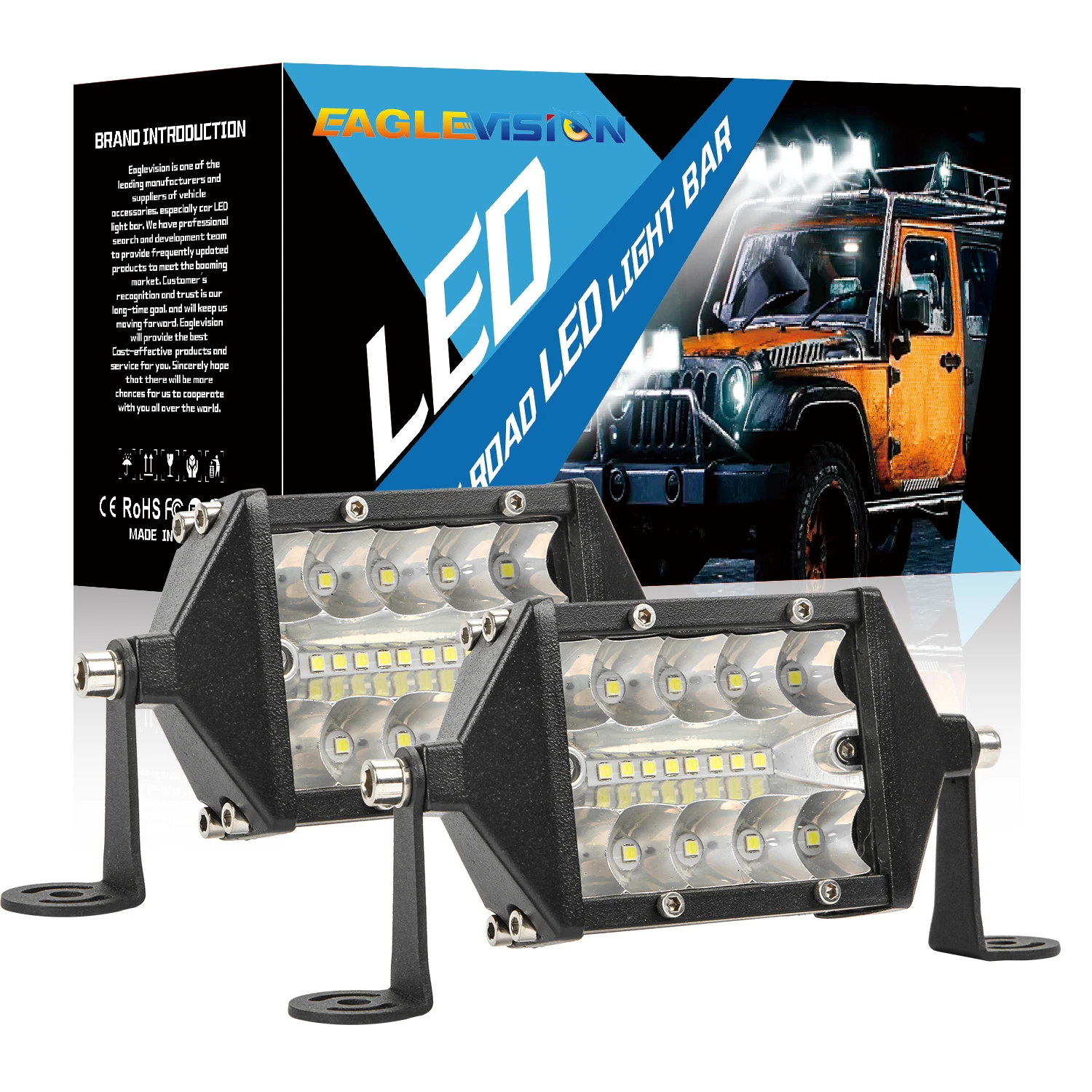 

Светодиодная лента рабочего освещения EURS, 2 светодиодный т., 5 дюймов, 8 дюймов, купольная лампа 4 х4 для инженерного внедорожника, посветильни...