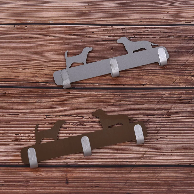 Настенные крючки из нержавеющей стали в форме собаки|Крючки и направляющие| |