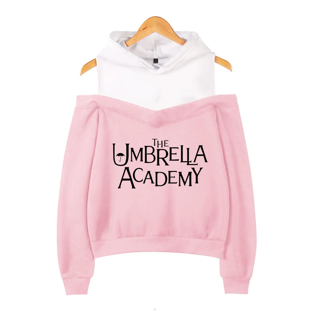 

Fashion Hot Sale The Umbrella Academy Girls hoodie Off-shoulder Sweatshirts Kpop Sexy Sweatshirts Pullovers Harajuku girl's Tops