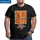 Футболка мужская со стальными шариками, тенниска для высоких мужчин, Размер 15, одежда для Джоджо, Необычные Приключения Jjba, большие размеры 4XL, 5XL, 6XL