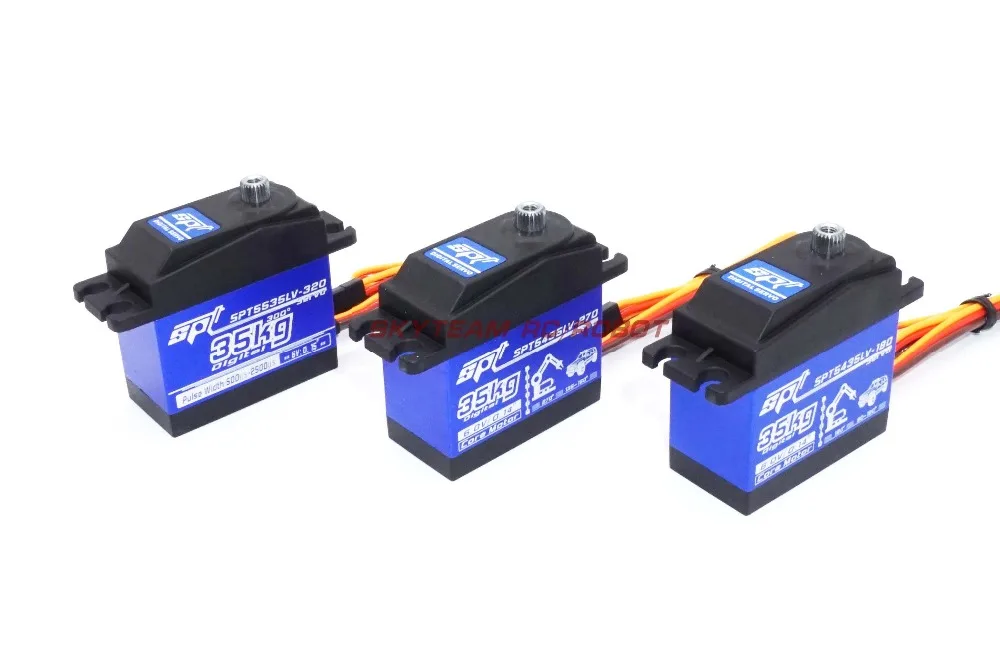SPT5435LV SPT5535LV 35 кг большой крутящий момент цифровой стандартный сервопривод водонепроницаемый для 1:8 1:10 RC автомобиль альпинист самолет металлический чехол