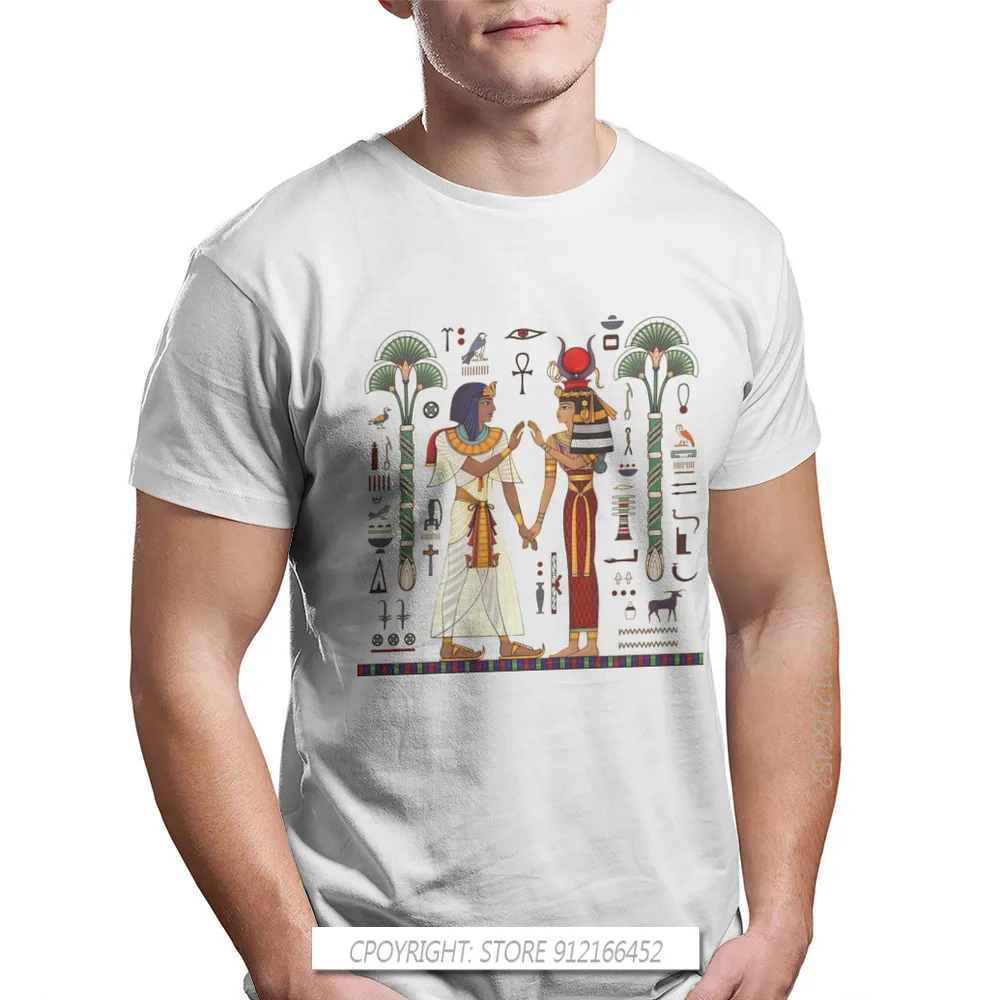 

Egyptian Ancient Egypt Culture Hieroglyph And Symbolancient Culture Sing And Symbol Men T Shirt Big Pure Cotton Vintage TShirt