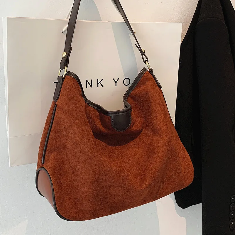 

Vintage Matte PU Leather women Shoulder Bag Large Capacity 2022 New winter Trends Travel female Handbags hobos Crossbody bags